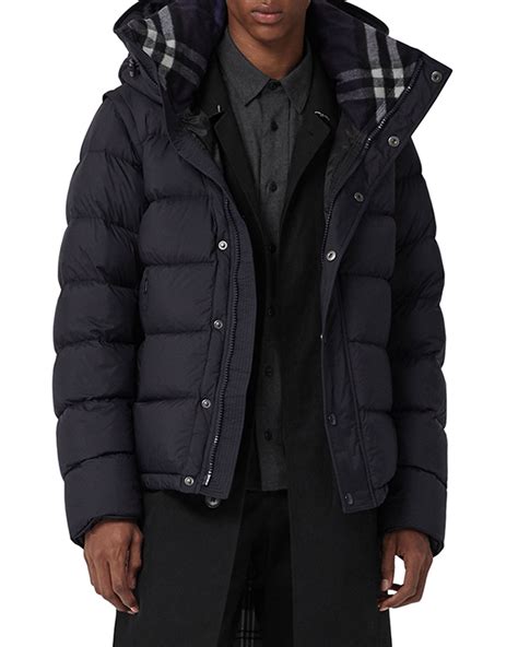 burberry men's jacket puffer|burberry brit anorak jacket.